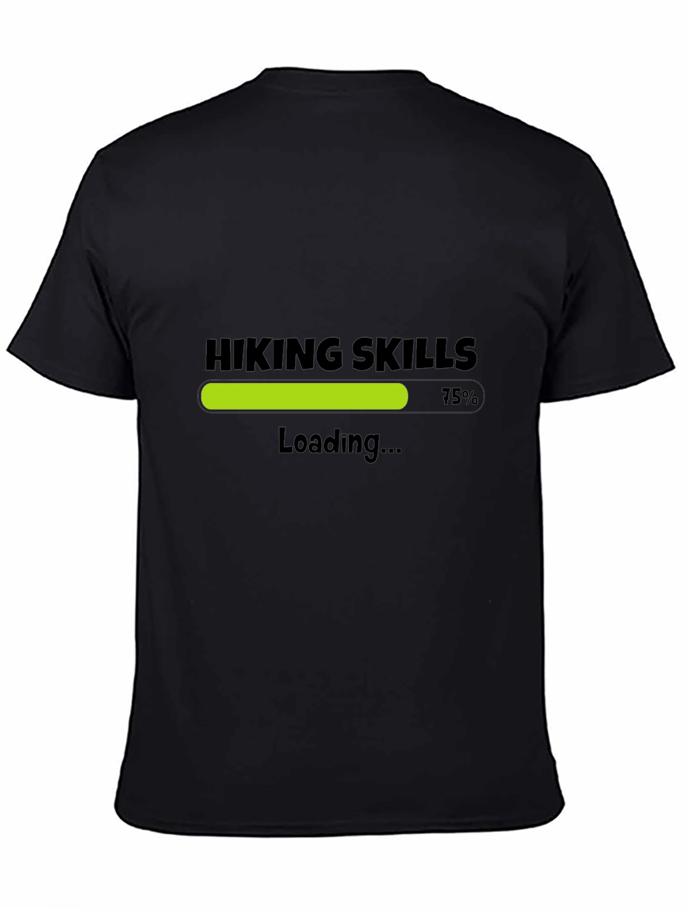 Hiking Skills Loading T-Shirt - Black
