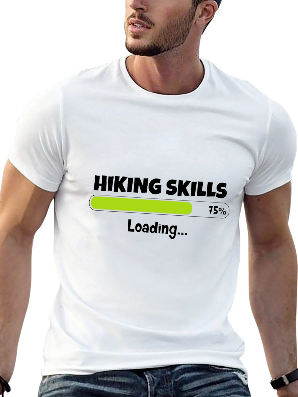 Hiking Skills Loading T-Shirt - Black