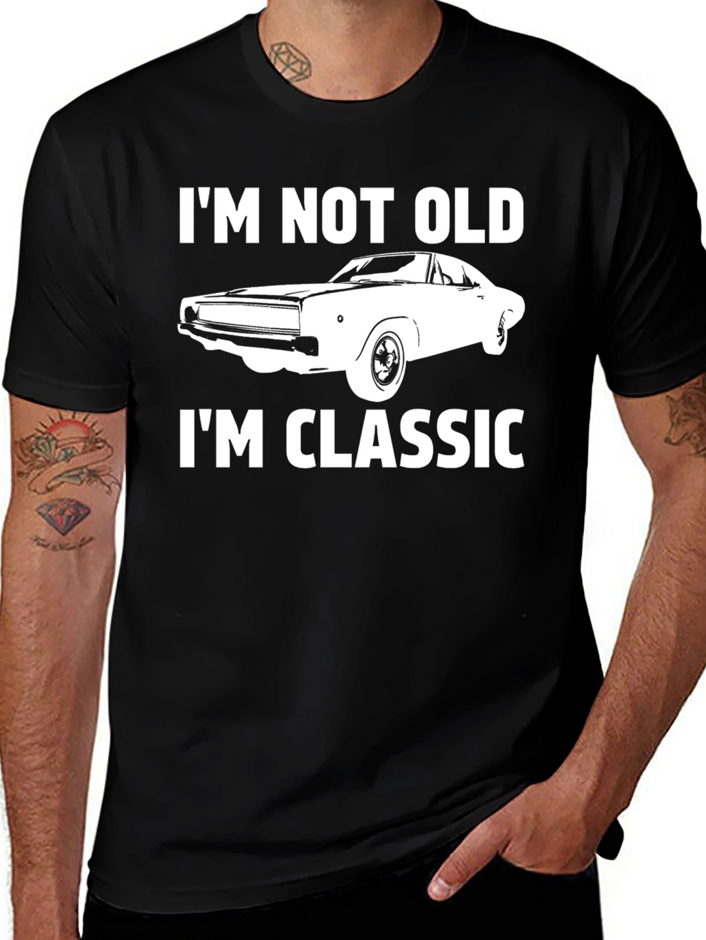 Im Not Old Im Classic Car Graphic Tee
