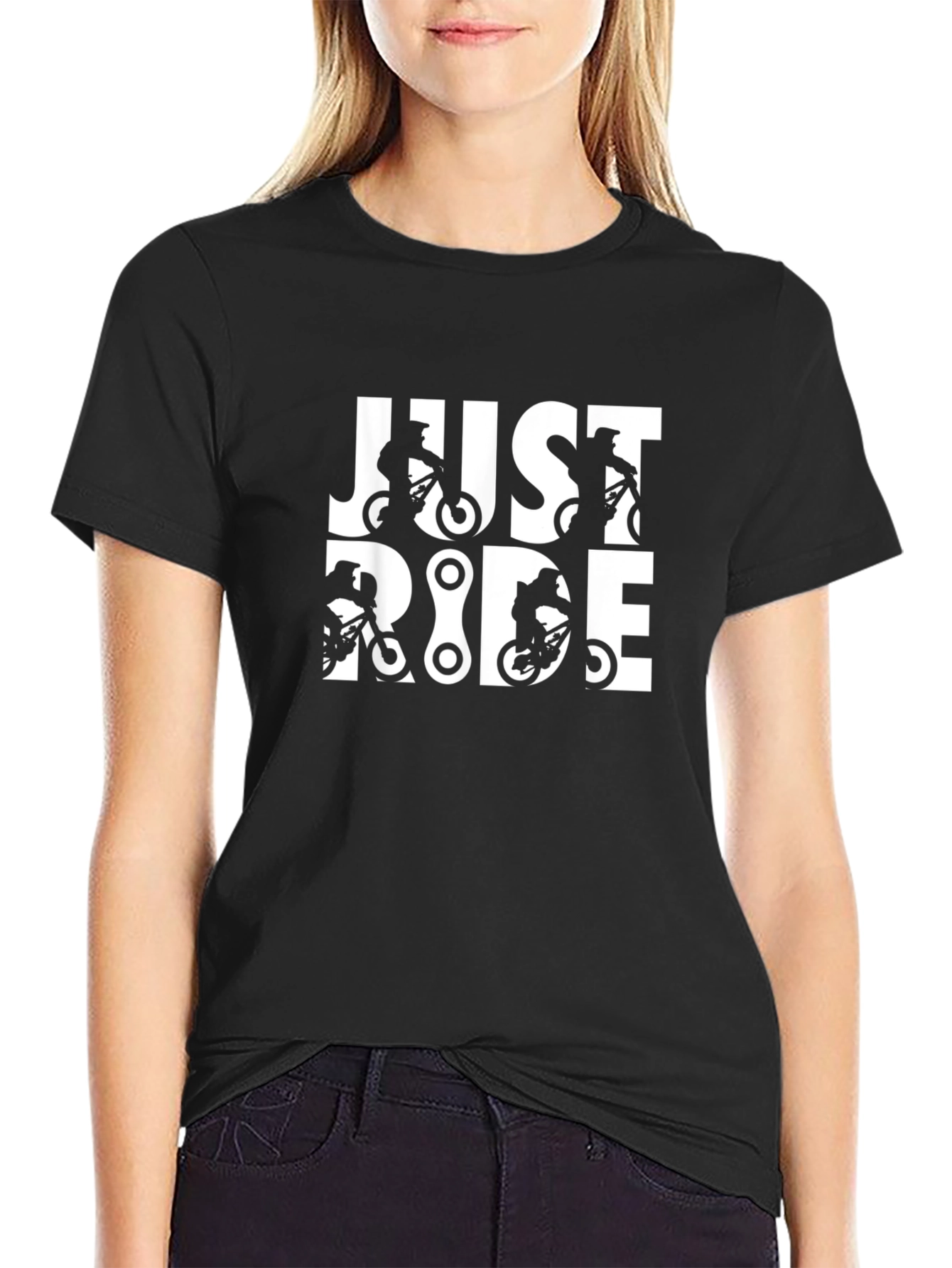 Just Ride T-Shirt - Mountain Bike Design