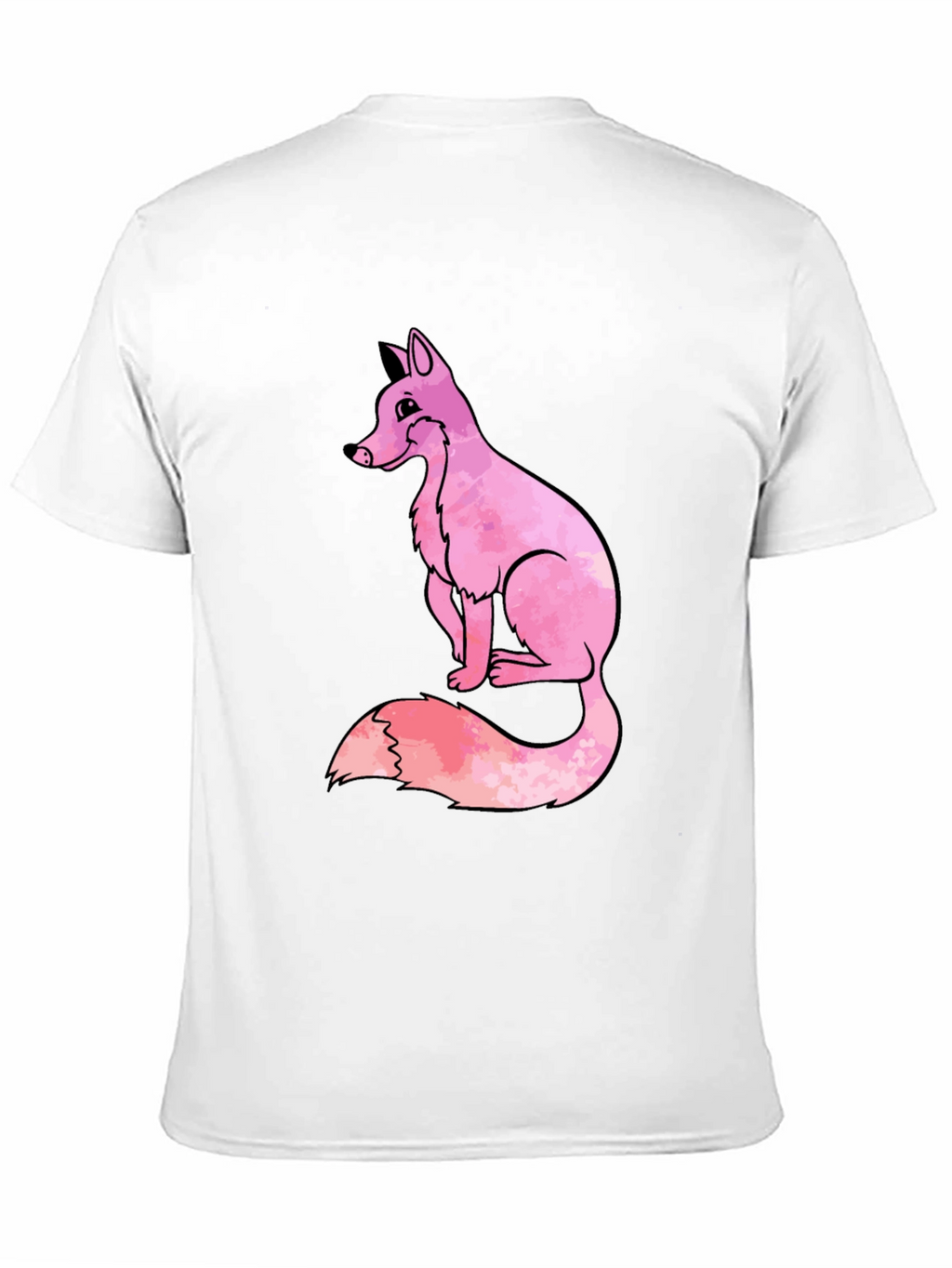 Pink Fox Graphic T-Shirt - Cool Casual Tee