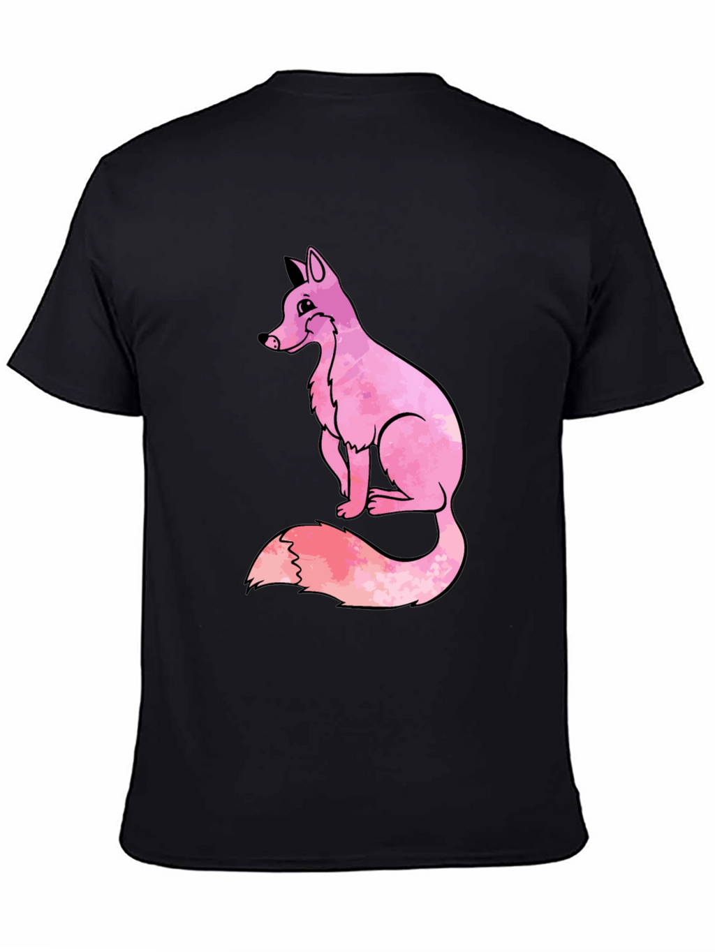 Pink Fox Graphic T-Shirt - Cool Casual Tee