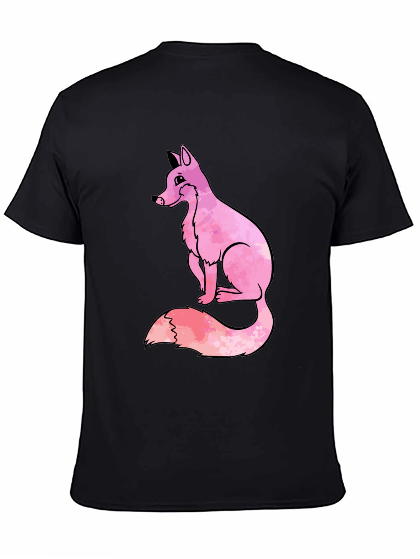 Pink Fox Graphic T-Shirt - Cool Casual Tee