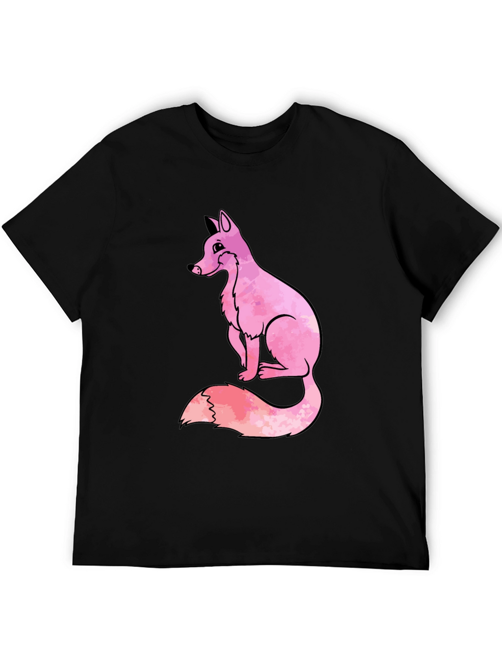 Pink Fox Graphic T-Shirt - Cool Casual Tee