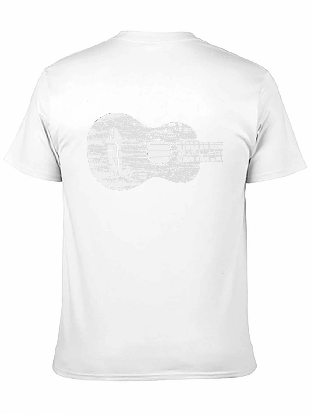 Ukulele Graphic Tee - Distressed Musical Shirt