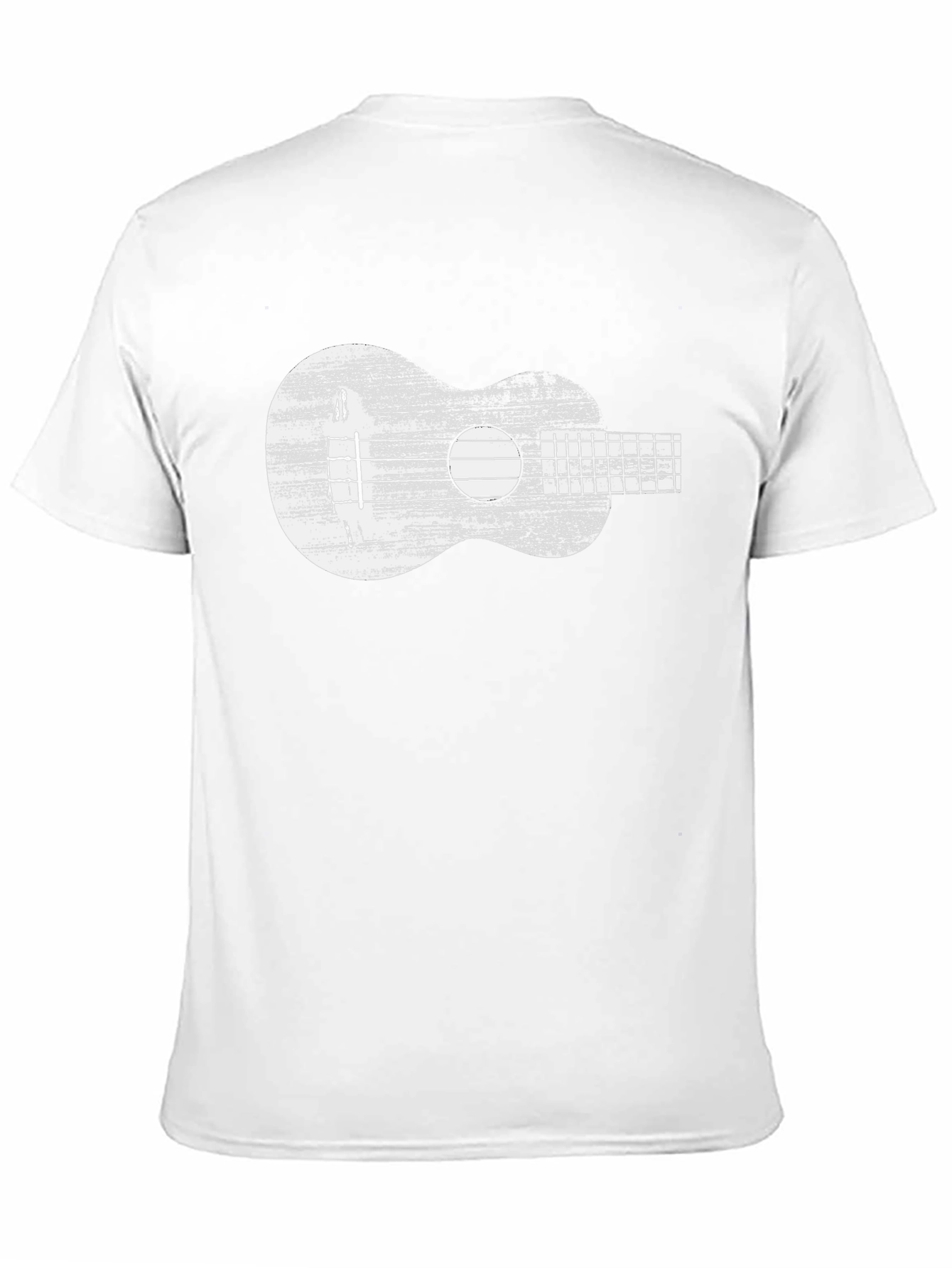 Ukulele Graphic Tee - Distressed Musical Shirt