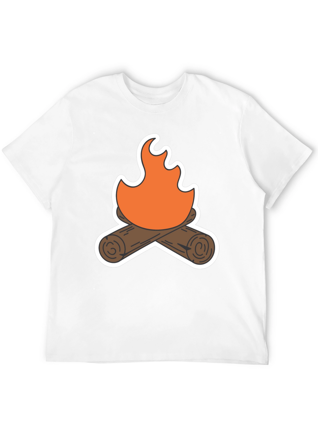 Campfire Graphic Tee - Cozy Comfort