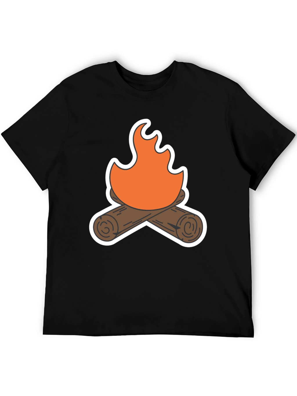 Campfire Graphic Tee - Cozy Comfort