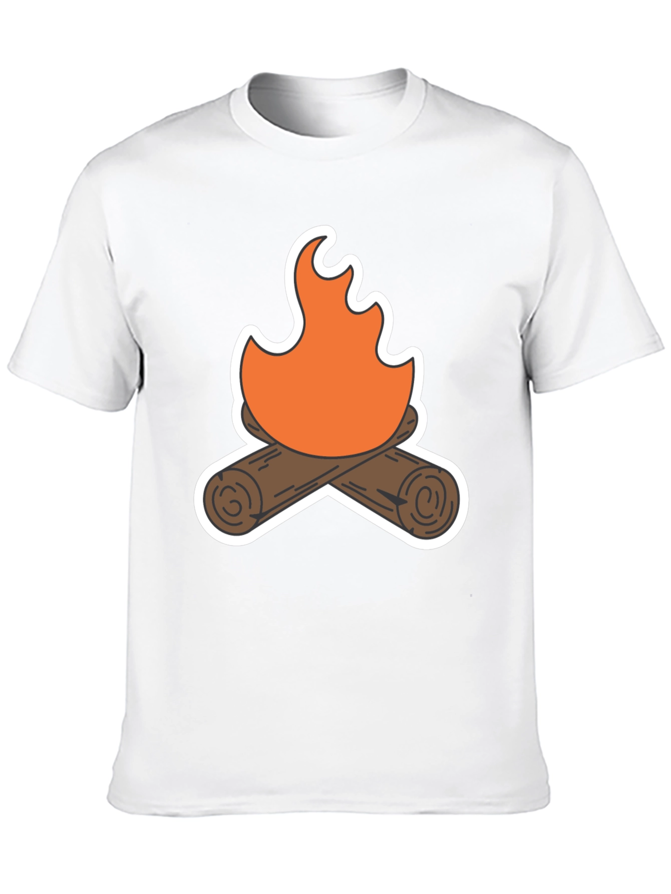 Campfire Graphic Tee - Cozy Comfort