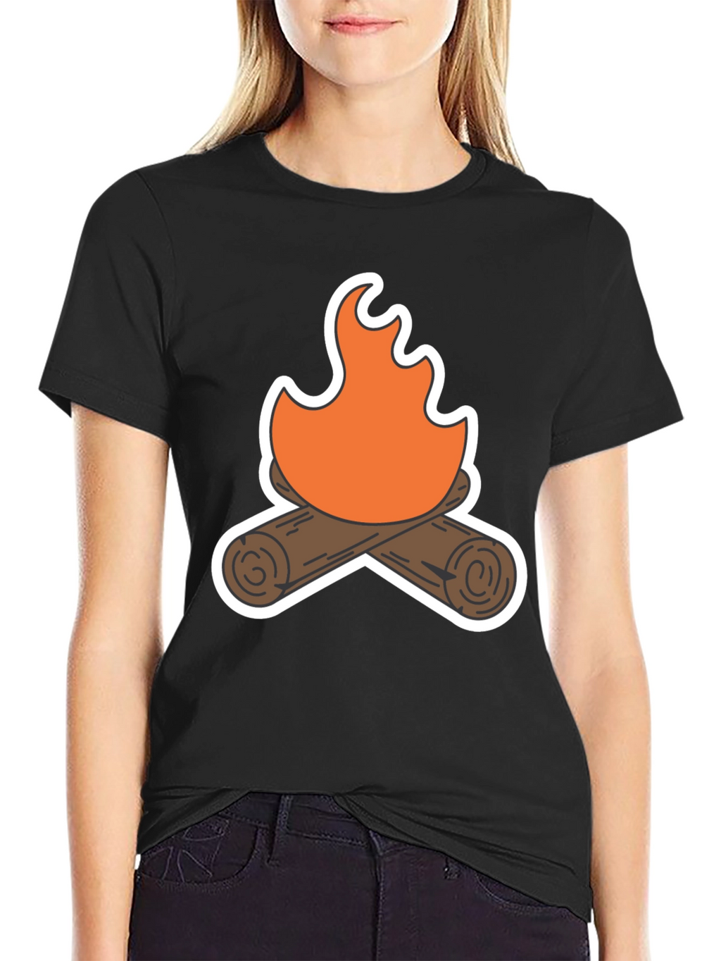 Campfire Graphic Tee - Cozy Comfort
