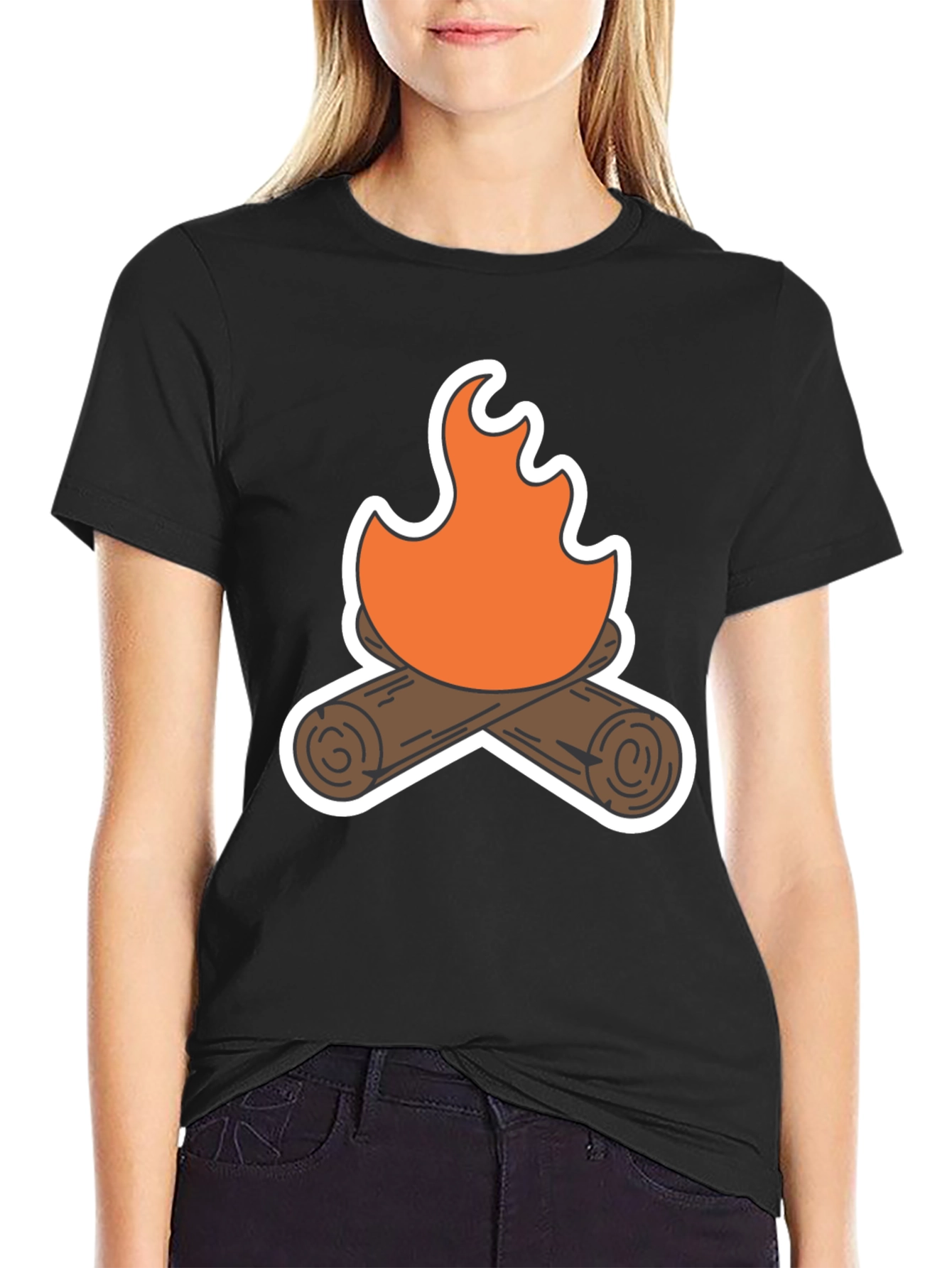 Campfire Graphic Tee - Cozy Comfort