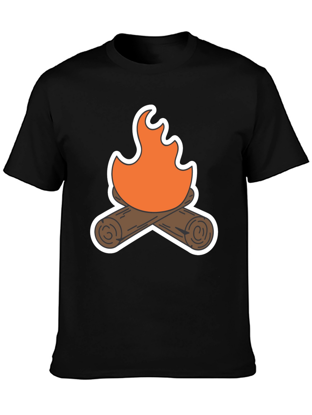 Campfire Graphic Tee - Cozy Comfort