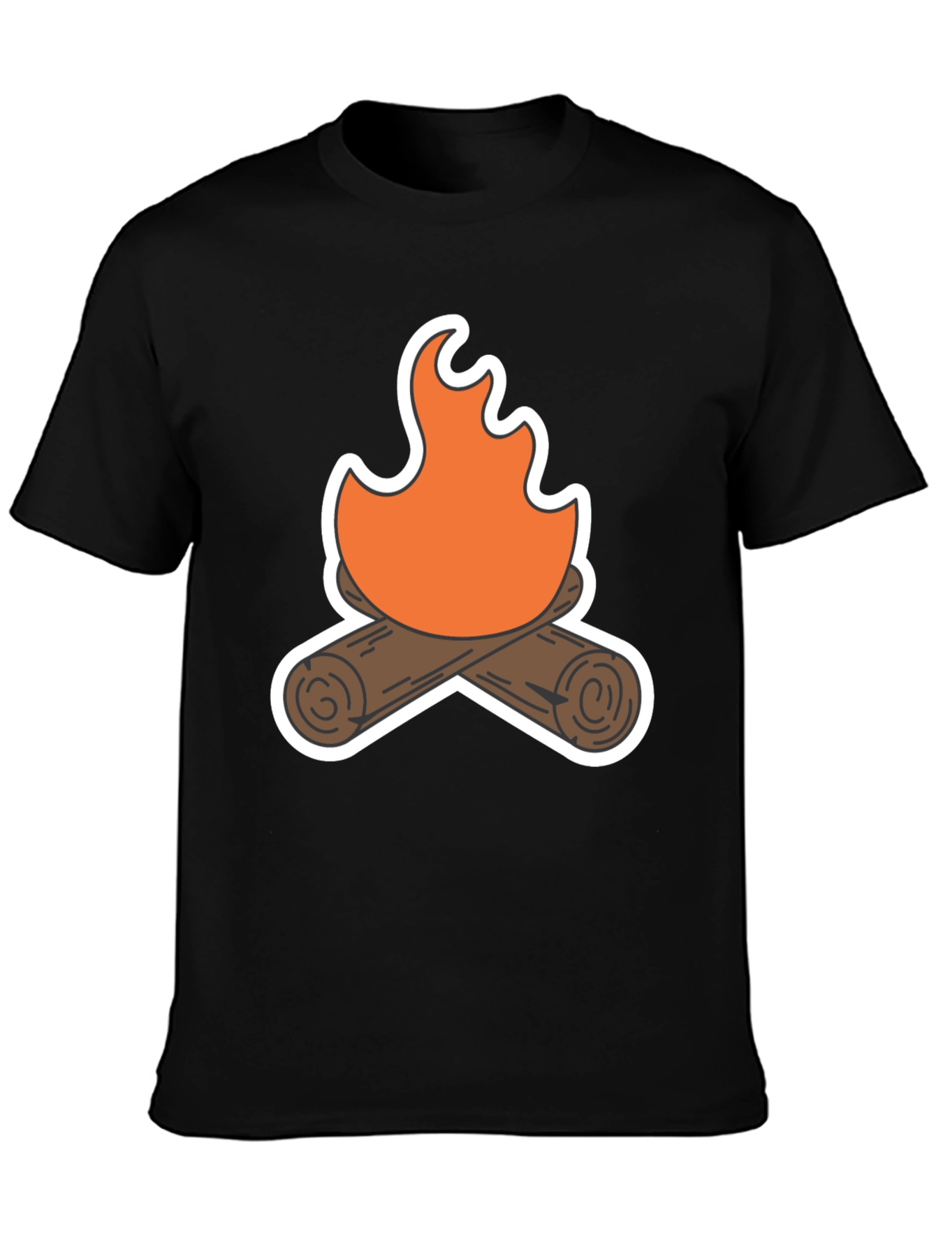 Campfire Graphic Tee - Cozy Comfort