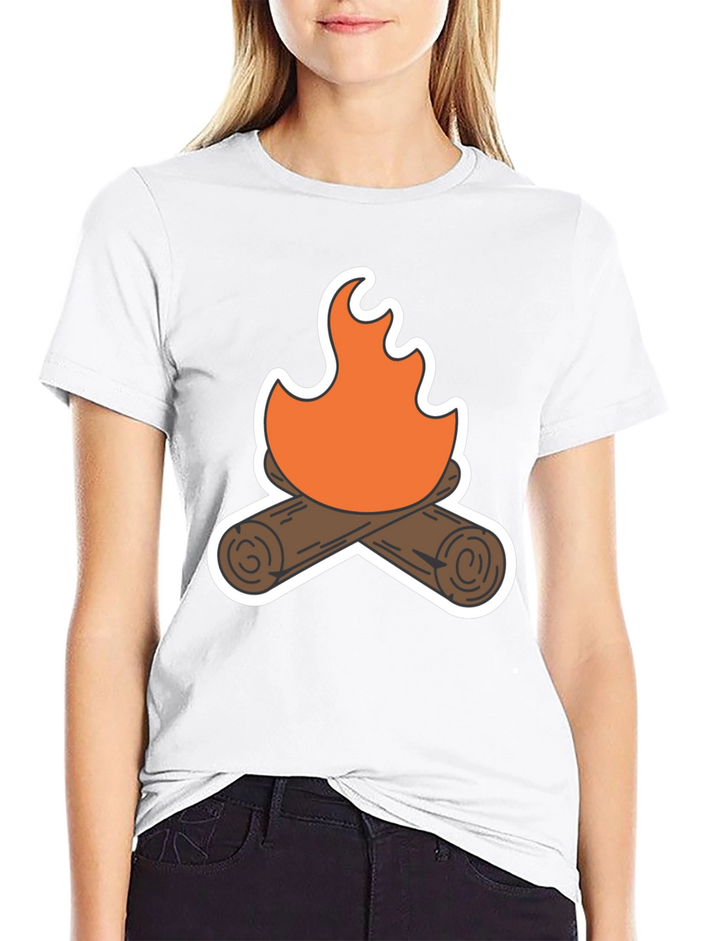 Campfire Graphic Tee - Cozy Comfort