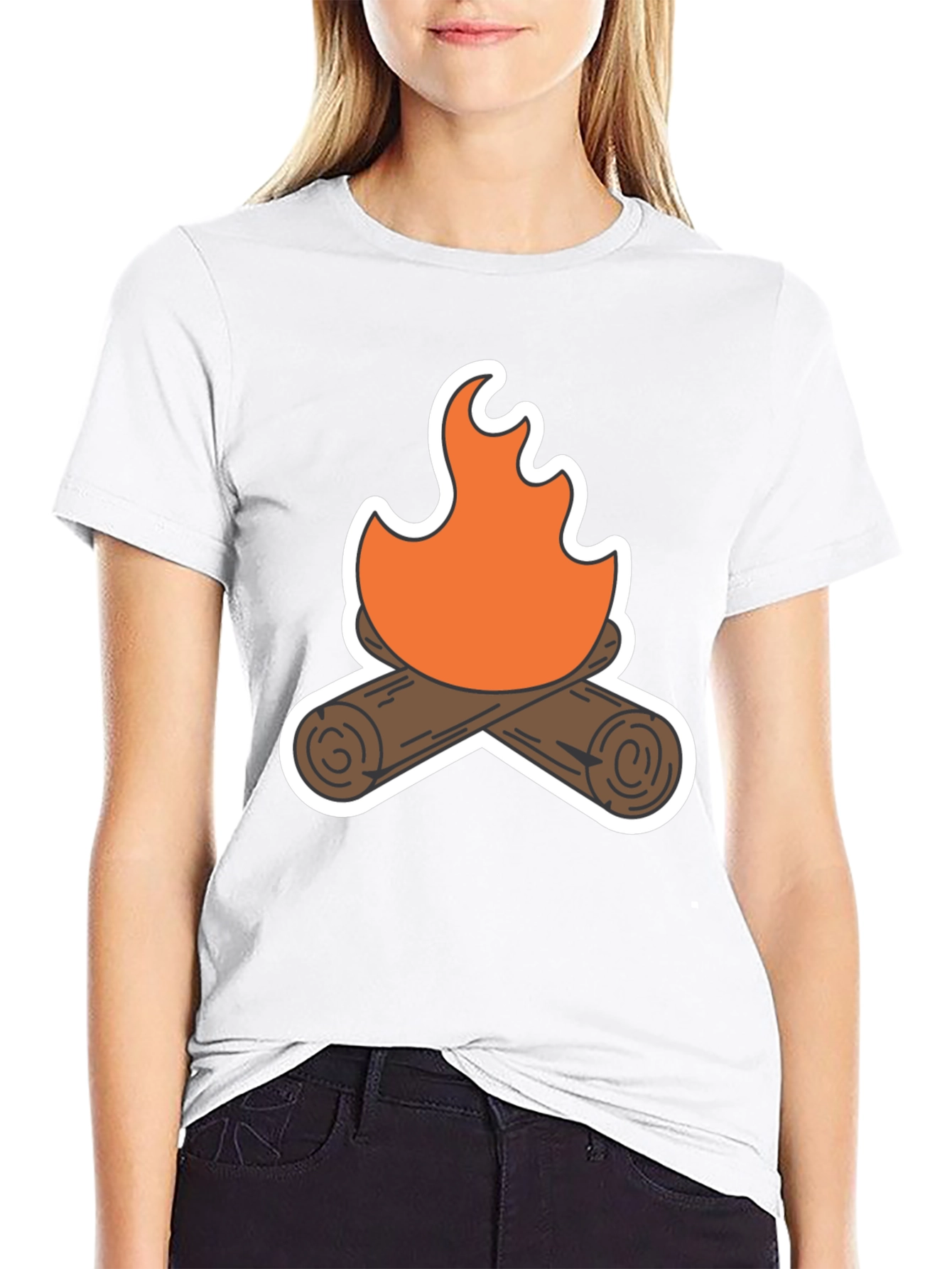 Campfire Graphic Tee - Cozy Comfort