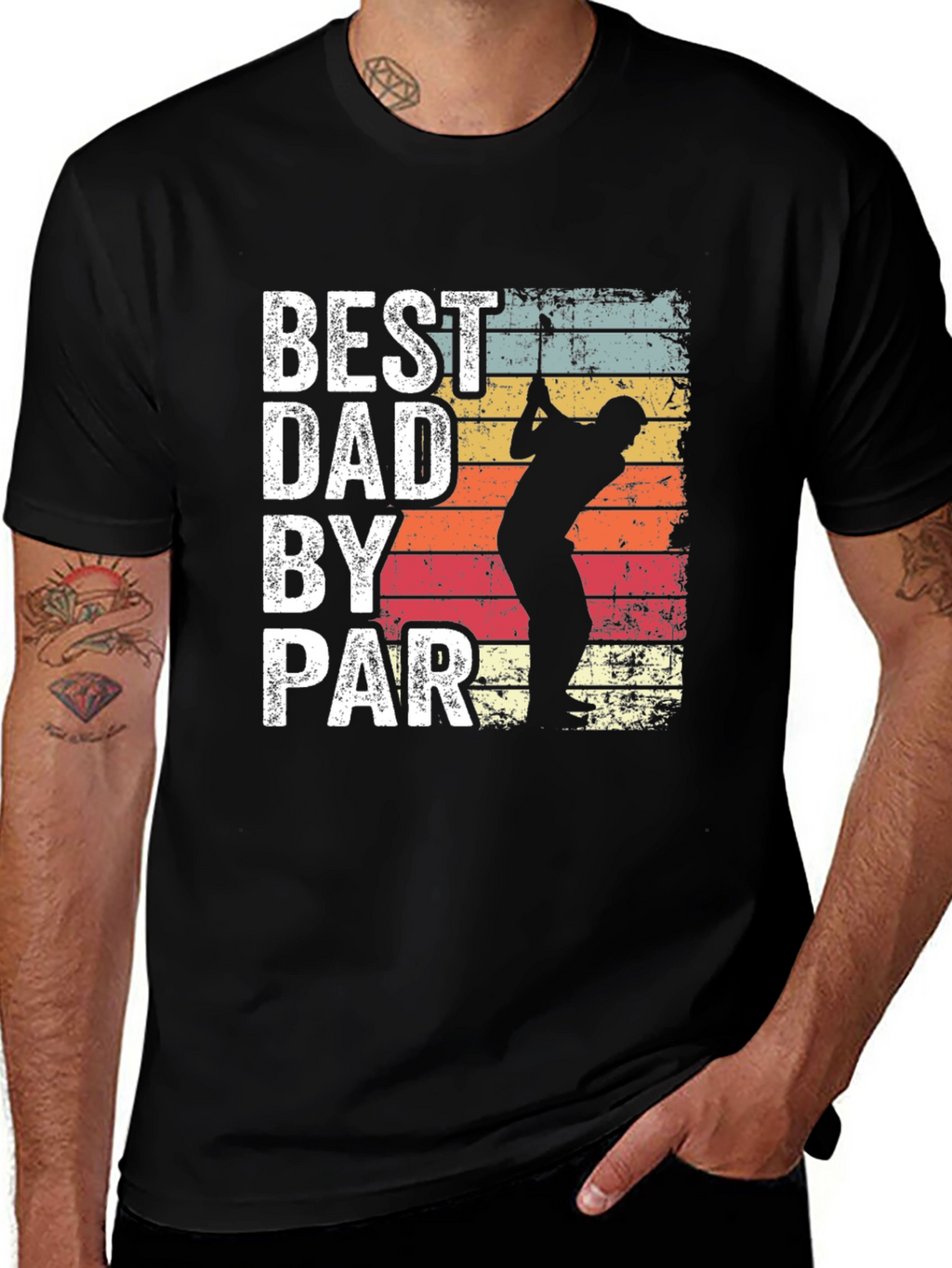 Best Dad By Par Golf T-Shirt