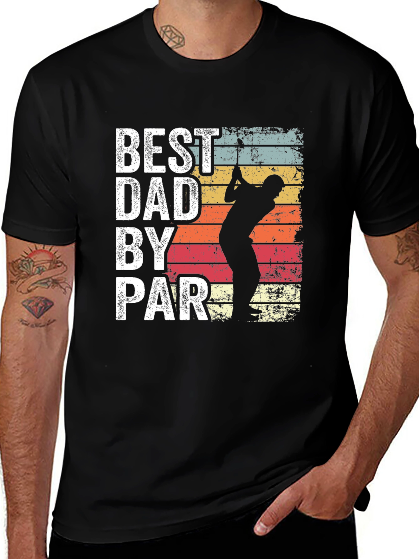 Best Dad By Par Golf T-Shirt