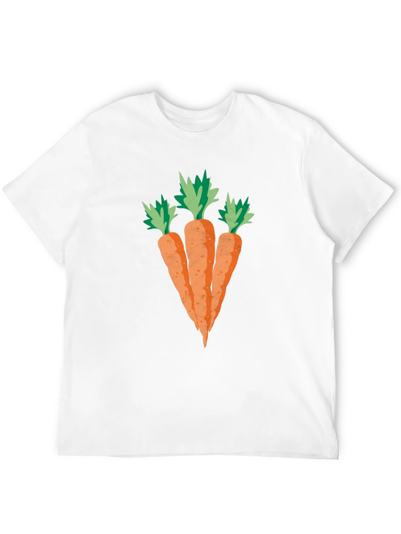Carrot Graphic Black T-Shirt
