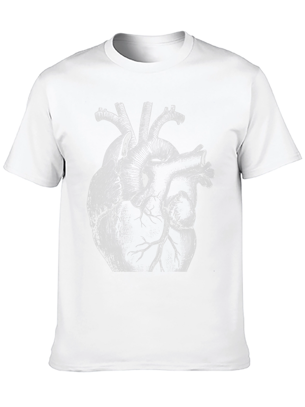 Anatomical Heart Graphic Black T-Shirt