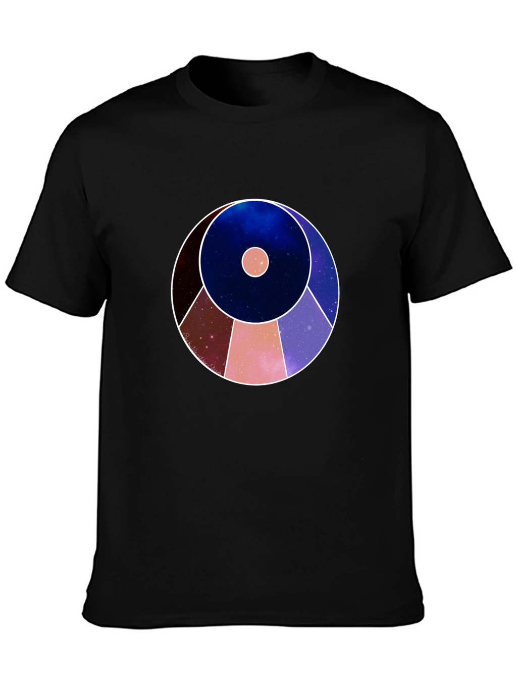 Cosmic Circle Graphic T-Shirt