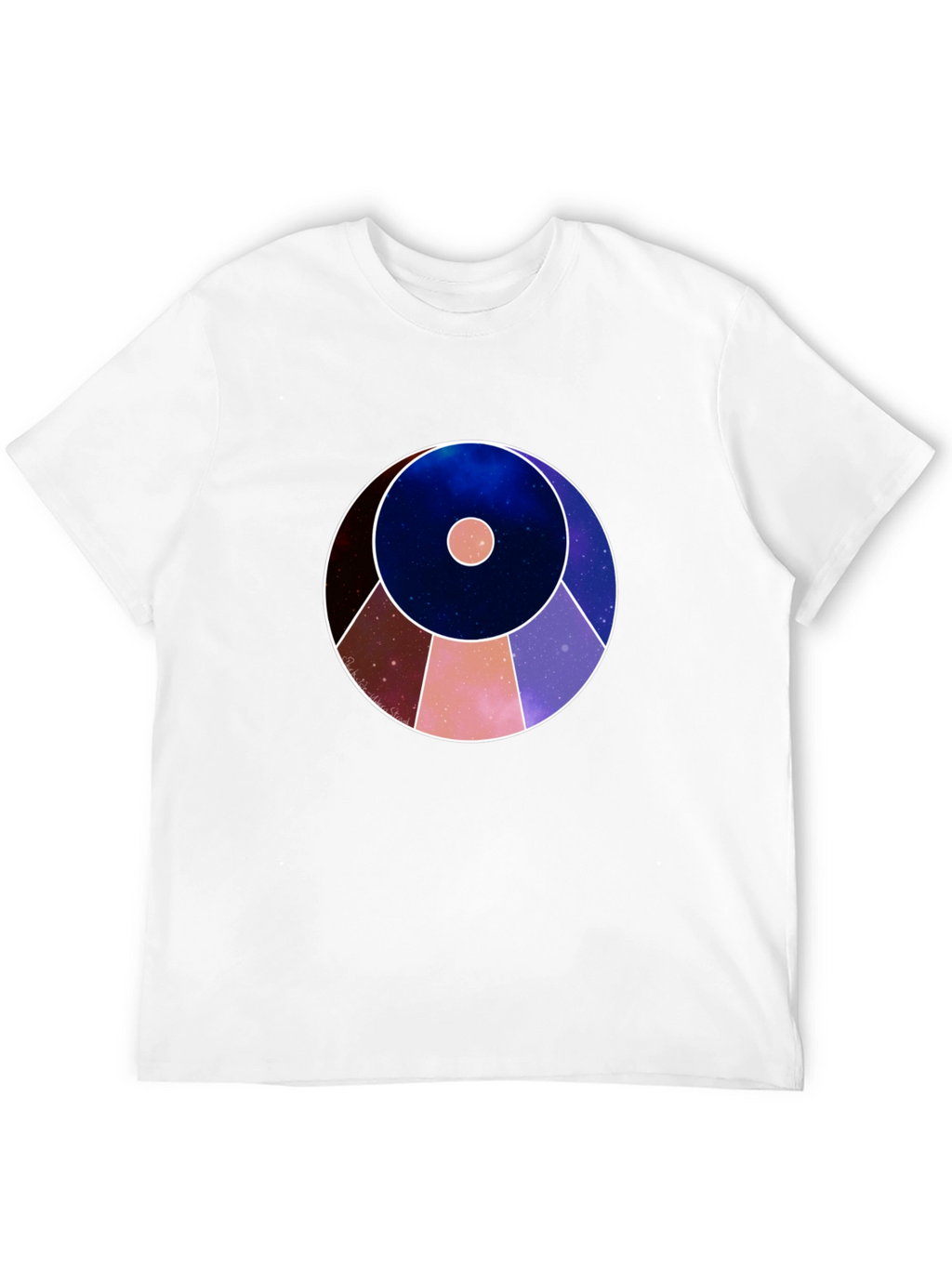 Cosmic Circle Graphic T-Shirt