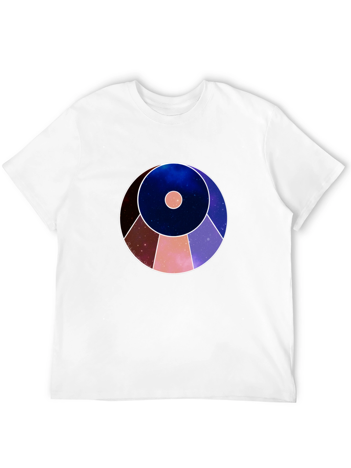 Cosmic Circle Graphic T-Shirt