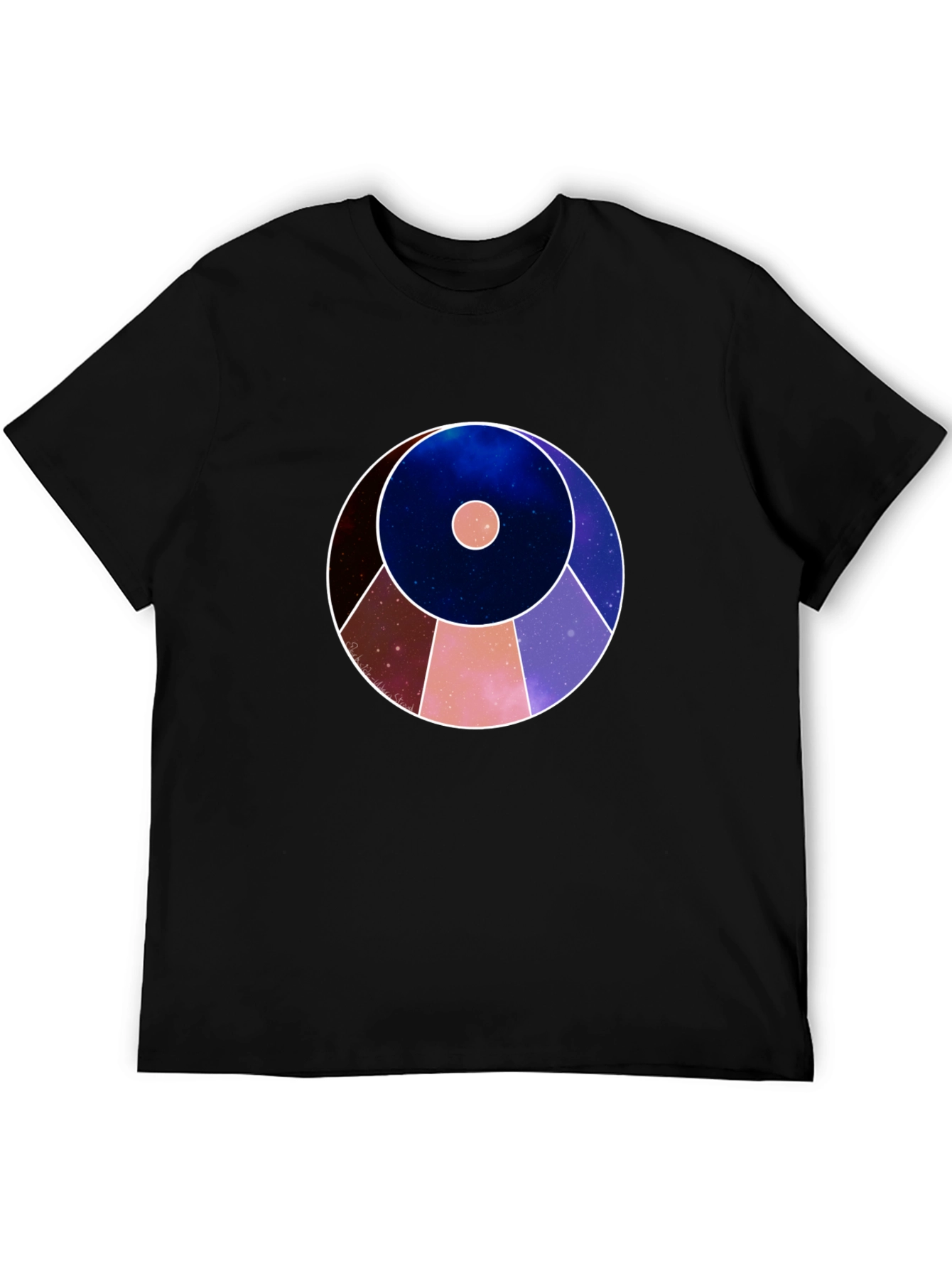 Cosmic Circle Graphic T-Shirt