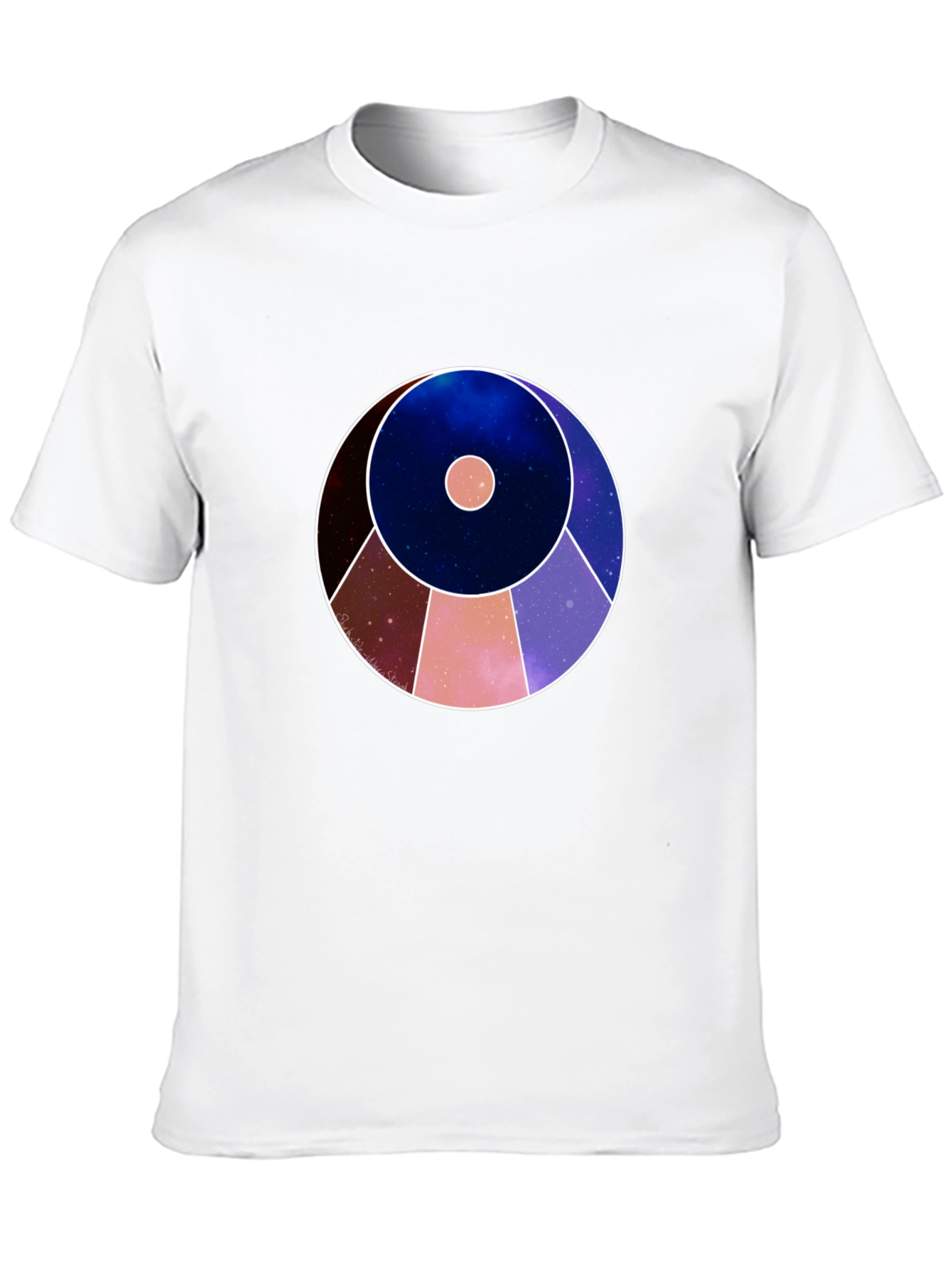 Cosmic Circle Graphic T-Shirt