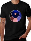 Cosmic Circle Graphic T-Shirt