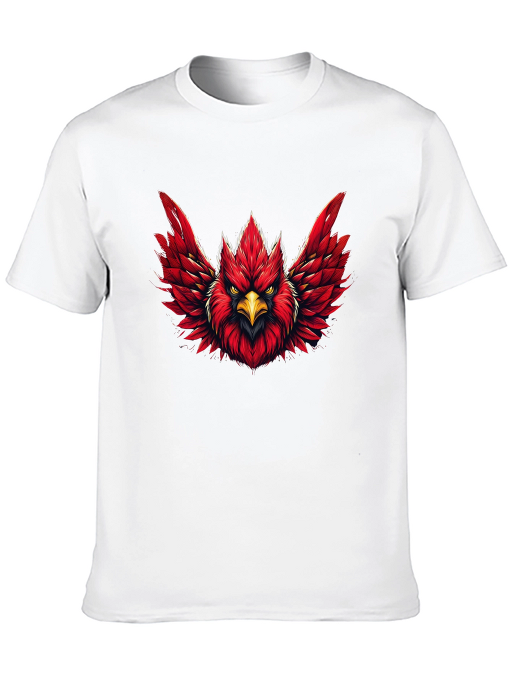 Cardinal Bird Graphic Tee - Bold & Vibrant