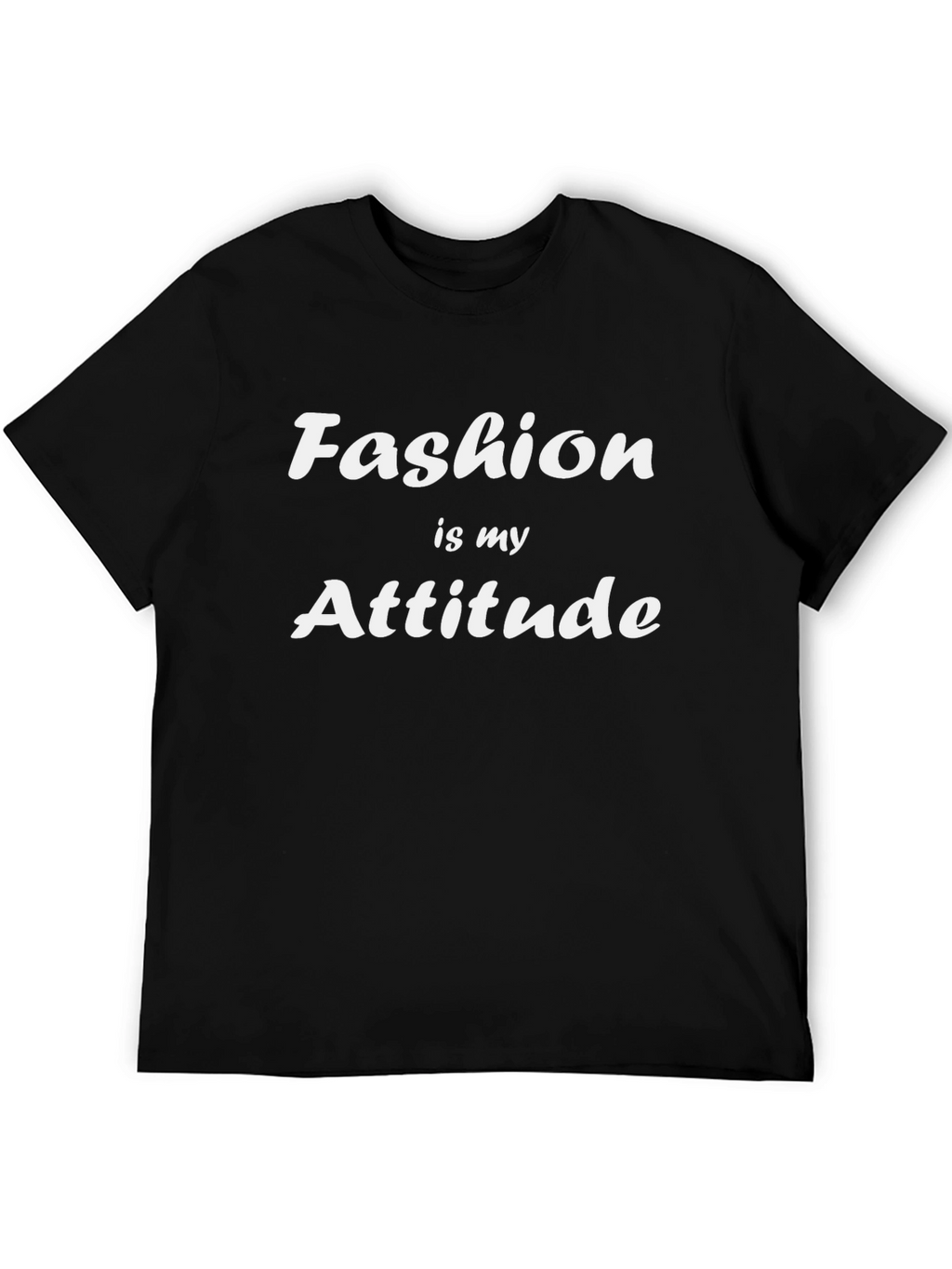 Fashion Attitude Black Tee Shirt