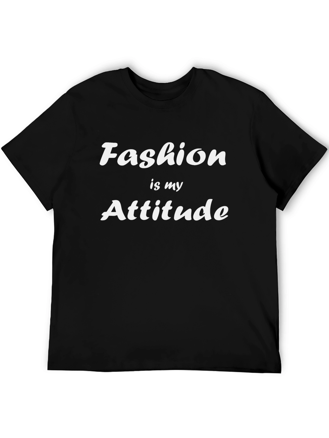 Fashion Attitude Black Tee Shirt