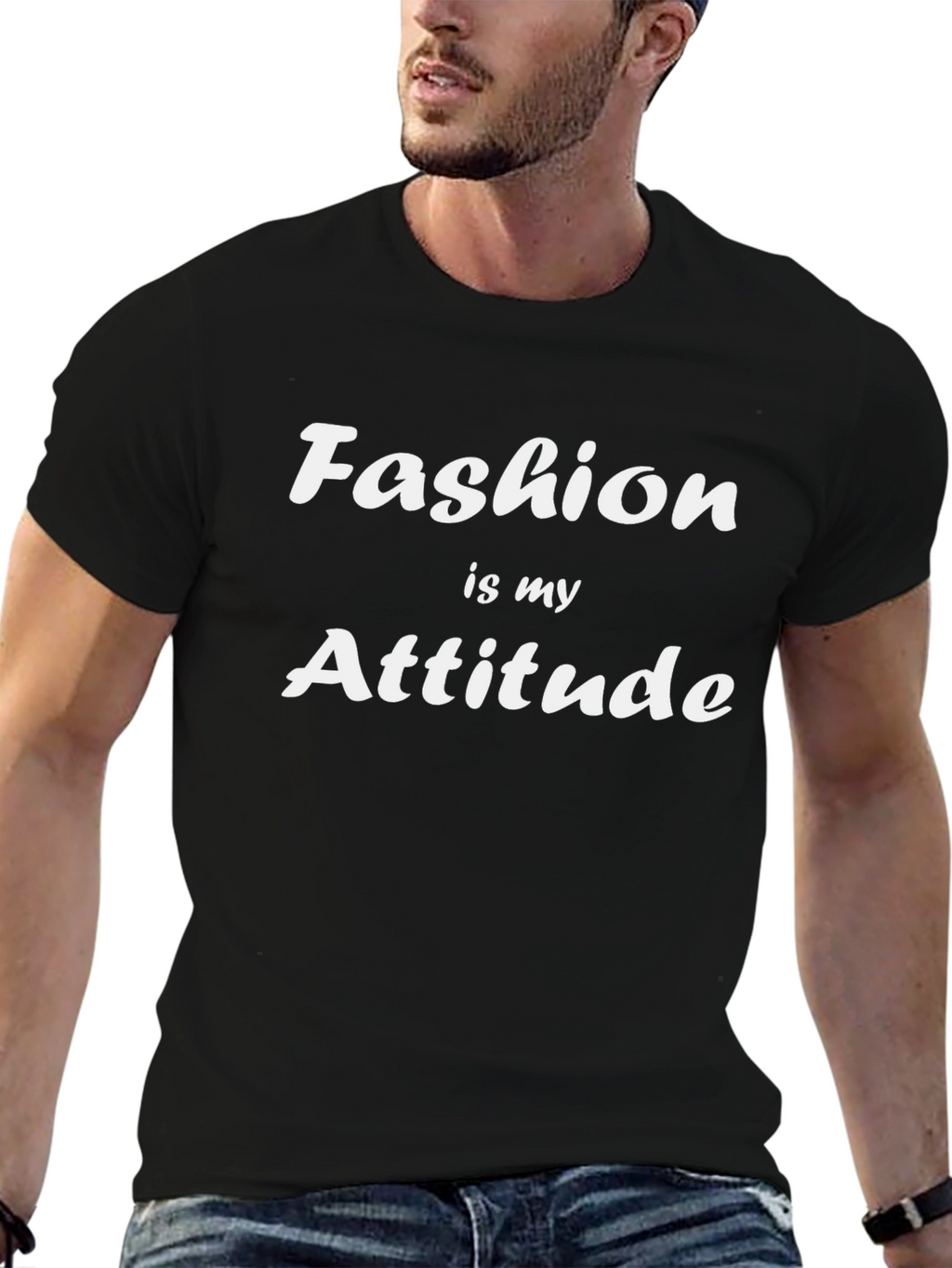 Fashion Attitude Black Tee Shirt