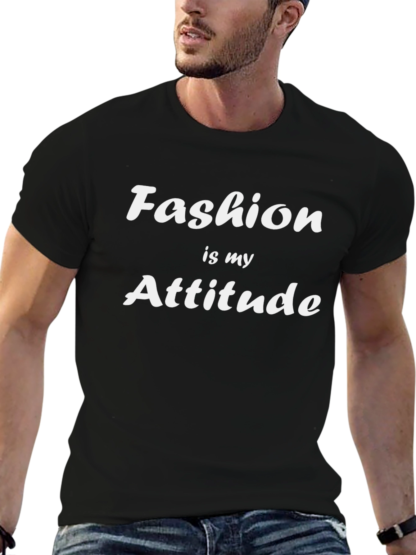 Fashion Attitude Black Tee Shirt