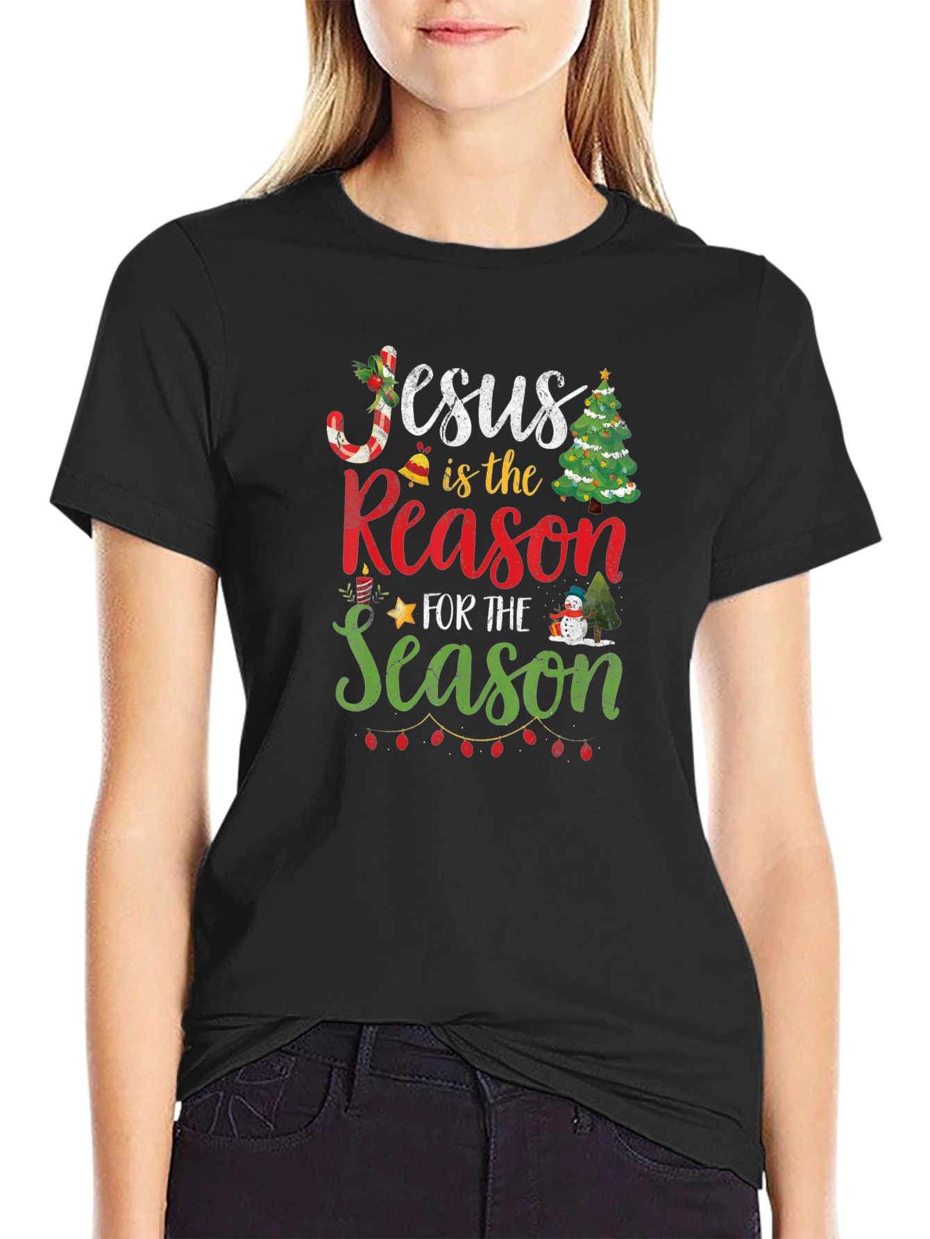 Jesus is the Reason for the Season Christmas T-Shirt