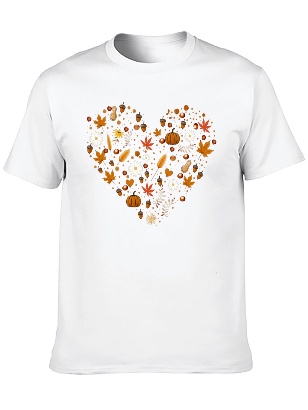 Autumn Heart Graphic T-Shirt