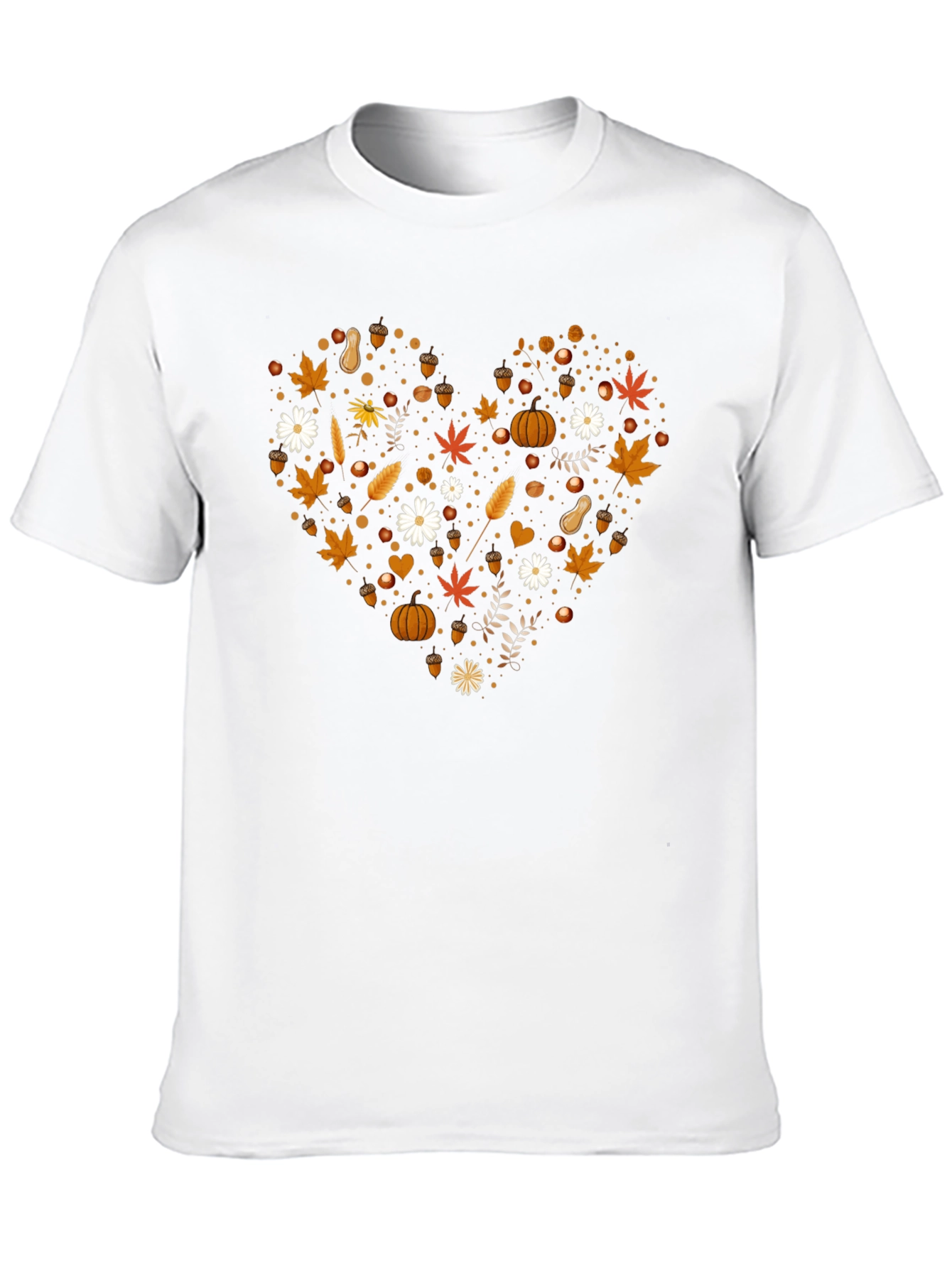 Autumn Heart Graphic T-Shirt