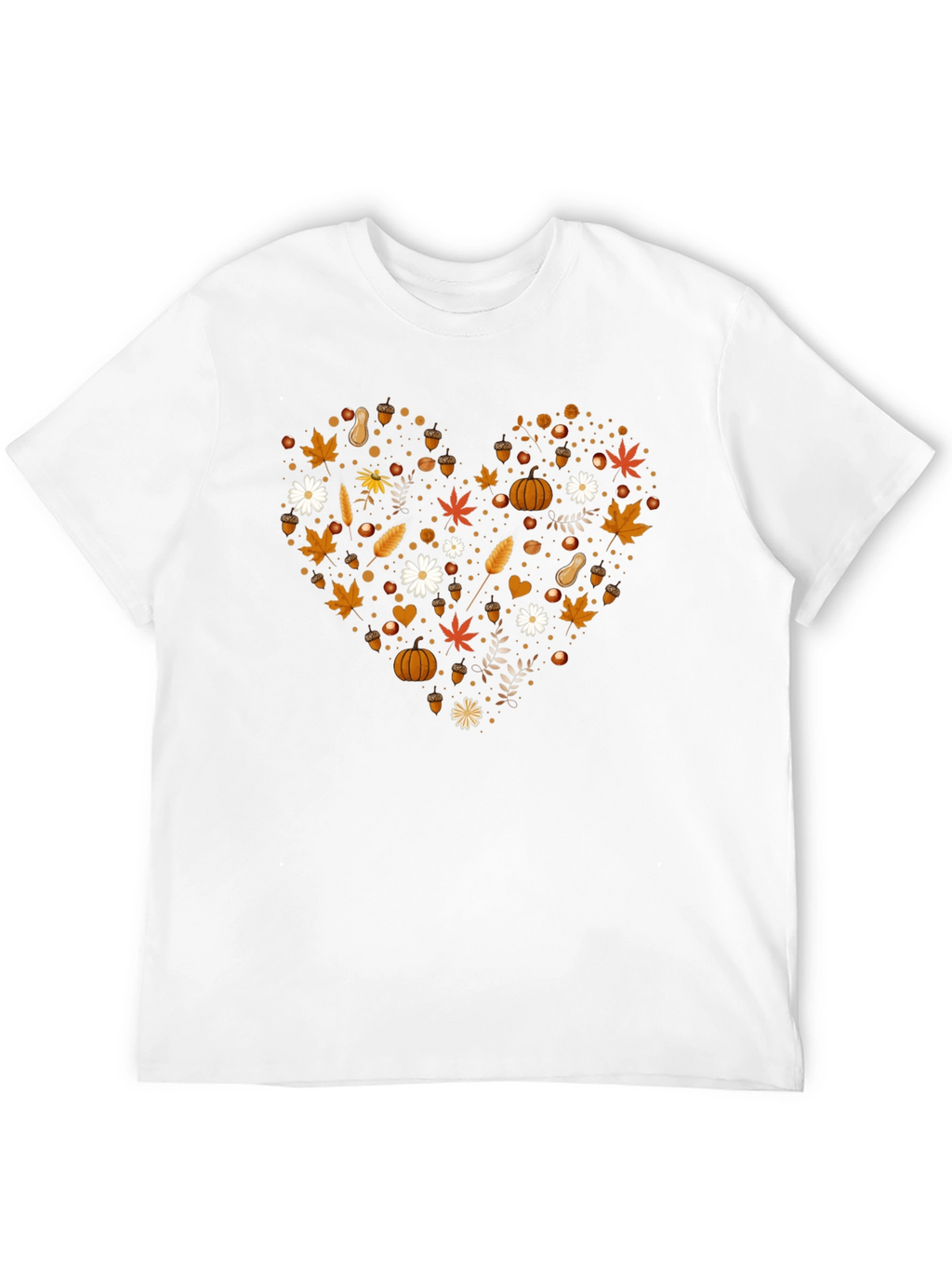 Autumn Heart Graphic T-Shirt
