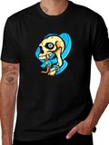 Skull & Snake Graphic T-Shirt - Cool Design