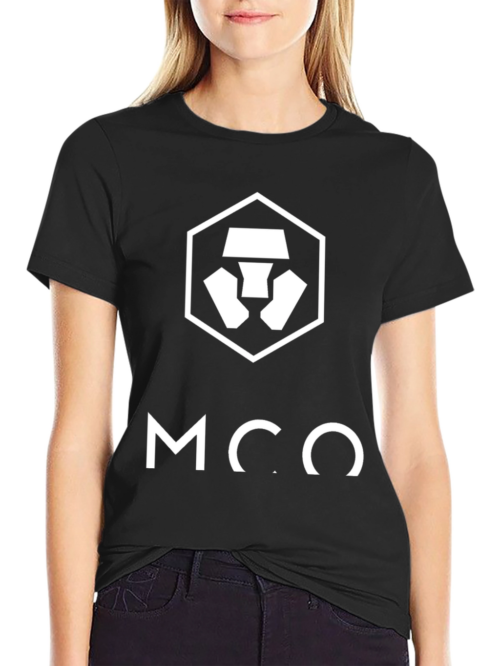Crypto.com MCO Logo Black T-Shirt