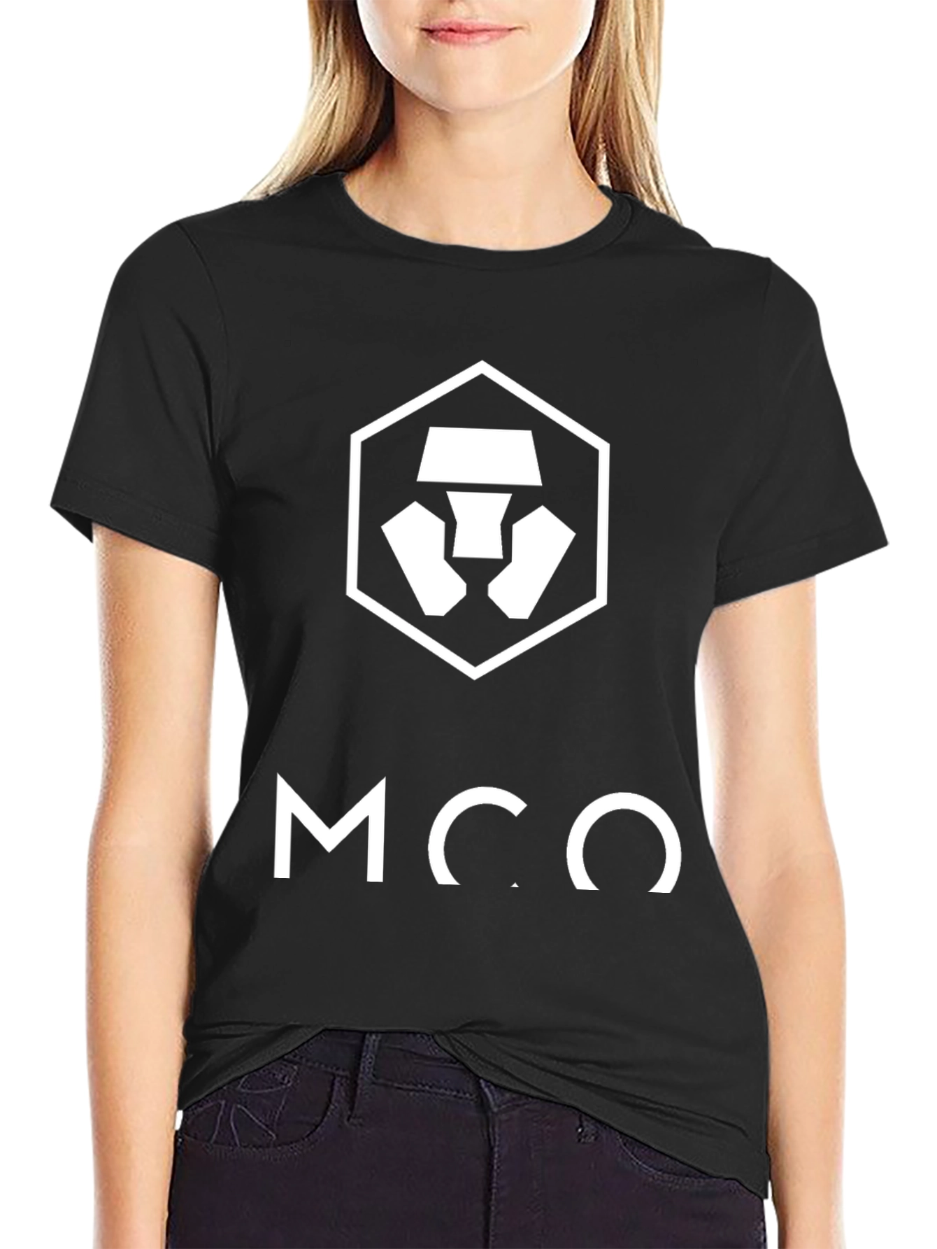 Crypto.com MCO Logo Black T-Shirt