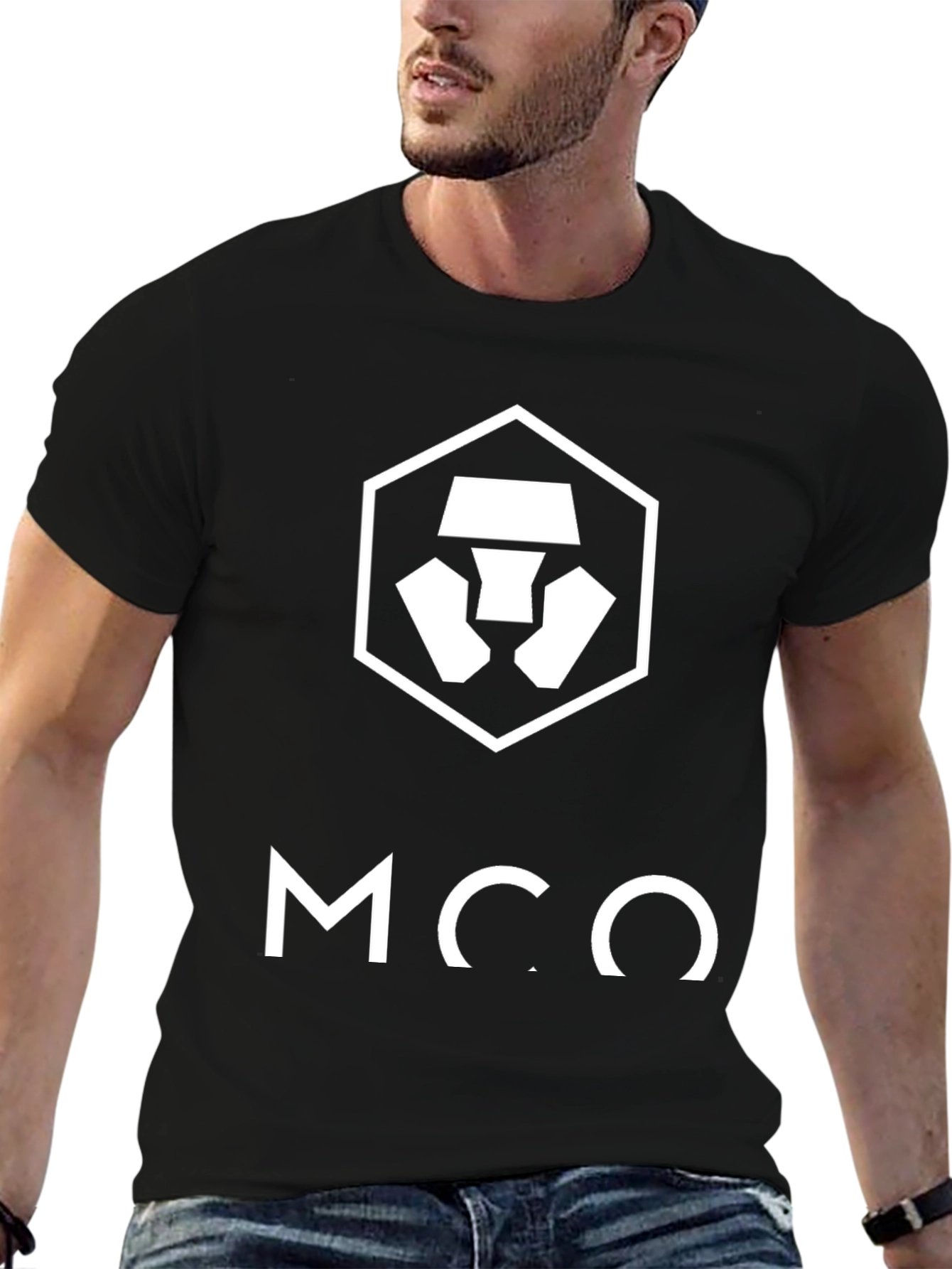 Crypto.com MCO Logo Black T-Shirt