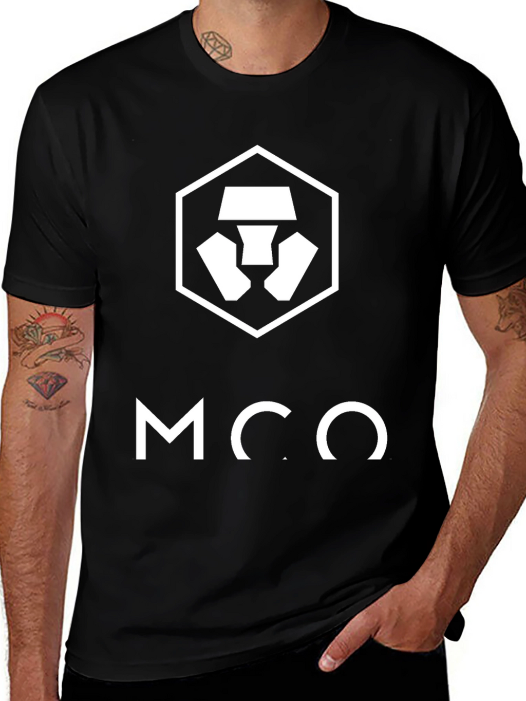 Crypto.com MCO Logo Black T-Shirt