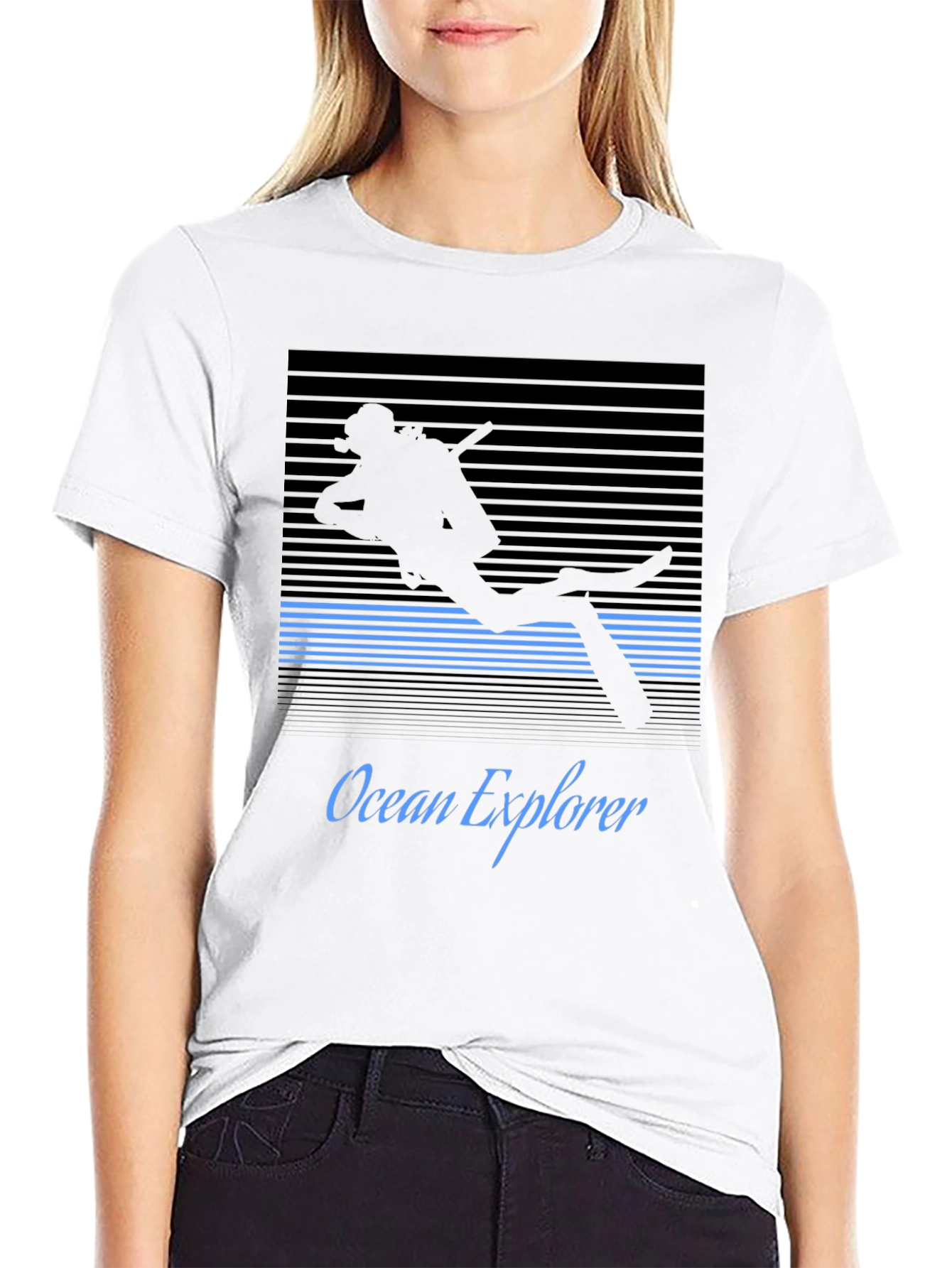 Ocean Explorer Scuba Diver Graphic Tee