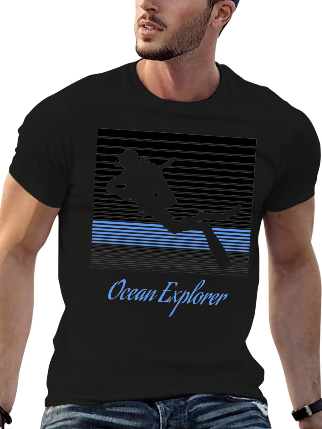 Ocean Explorer Scuba Diver Graphic Tee