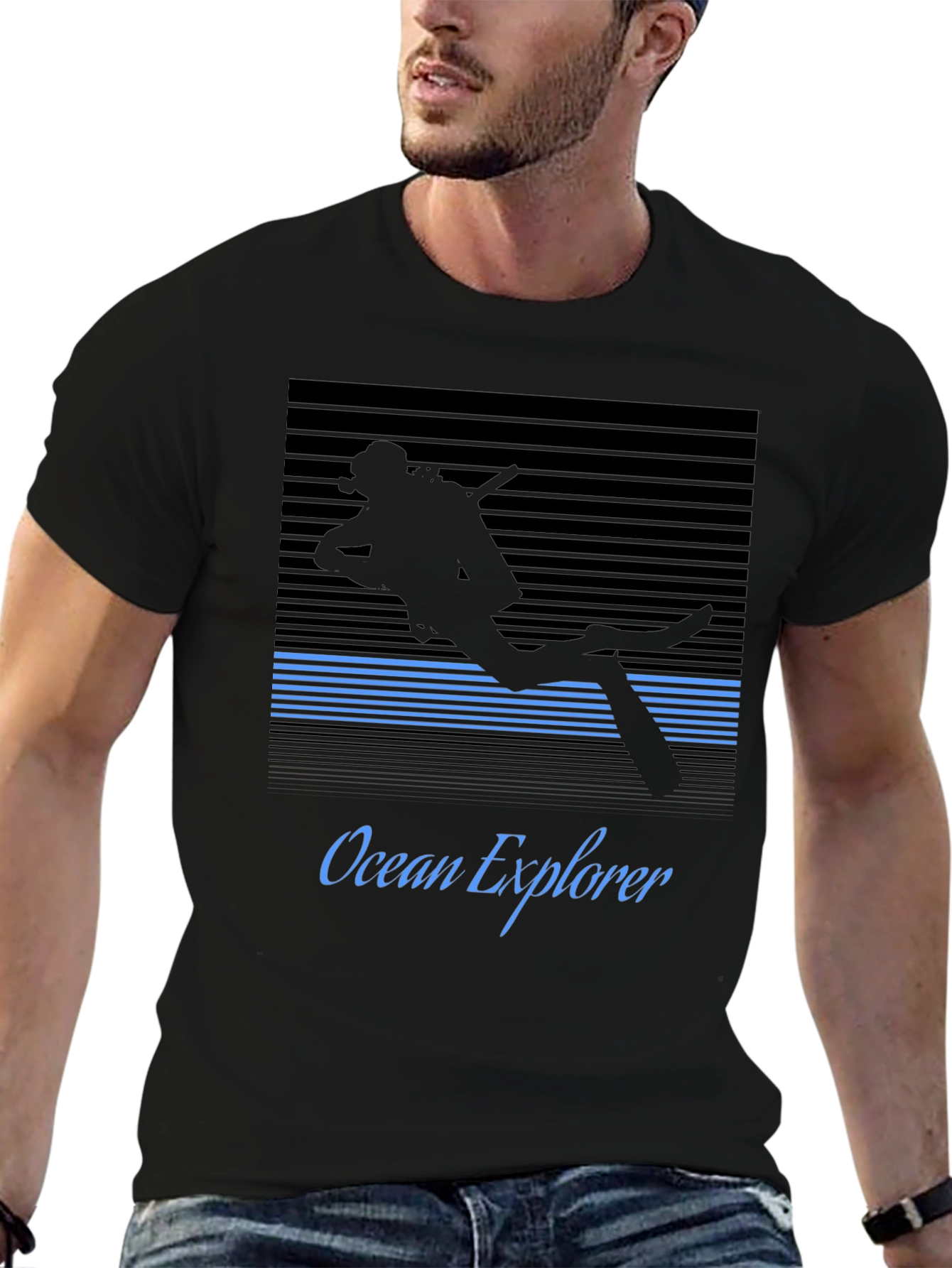 Ocean Explorer Scuba Diver Graphic Tee