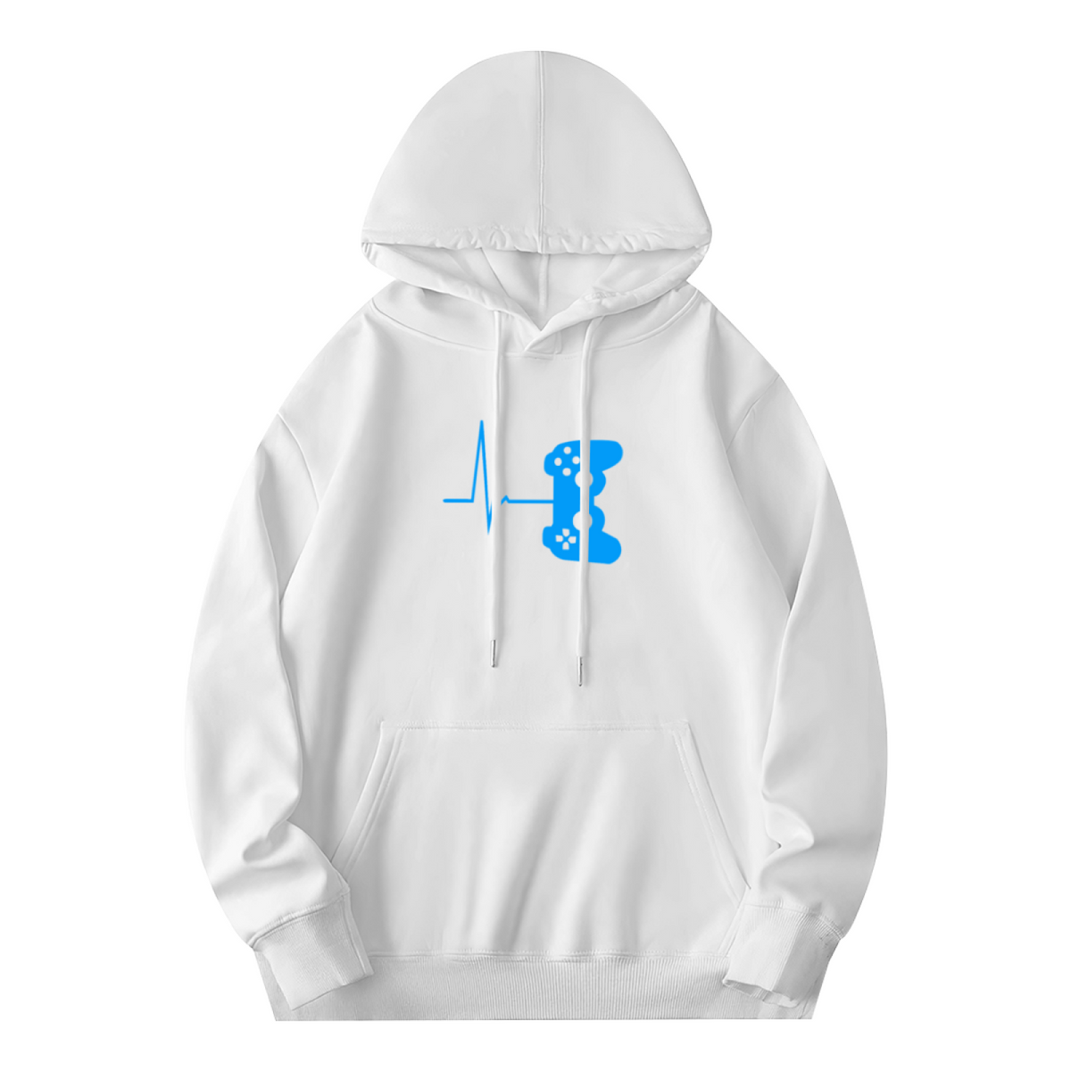 Heartbeat Line Hoodie - Medical Pulse Graphic Sweatshirt for Healthcare Workers