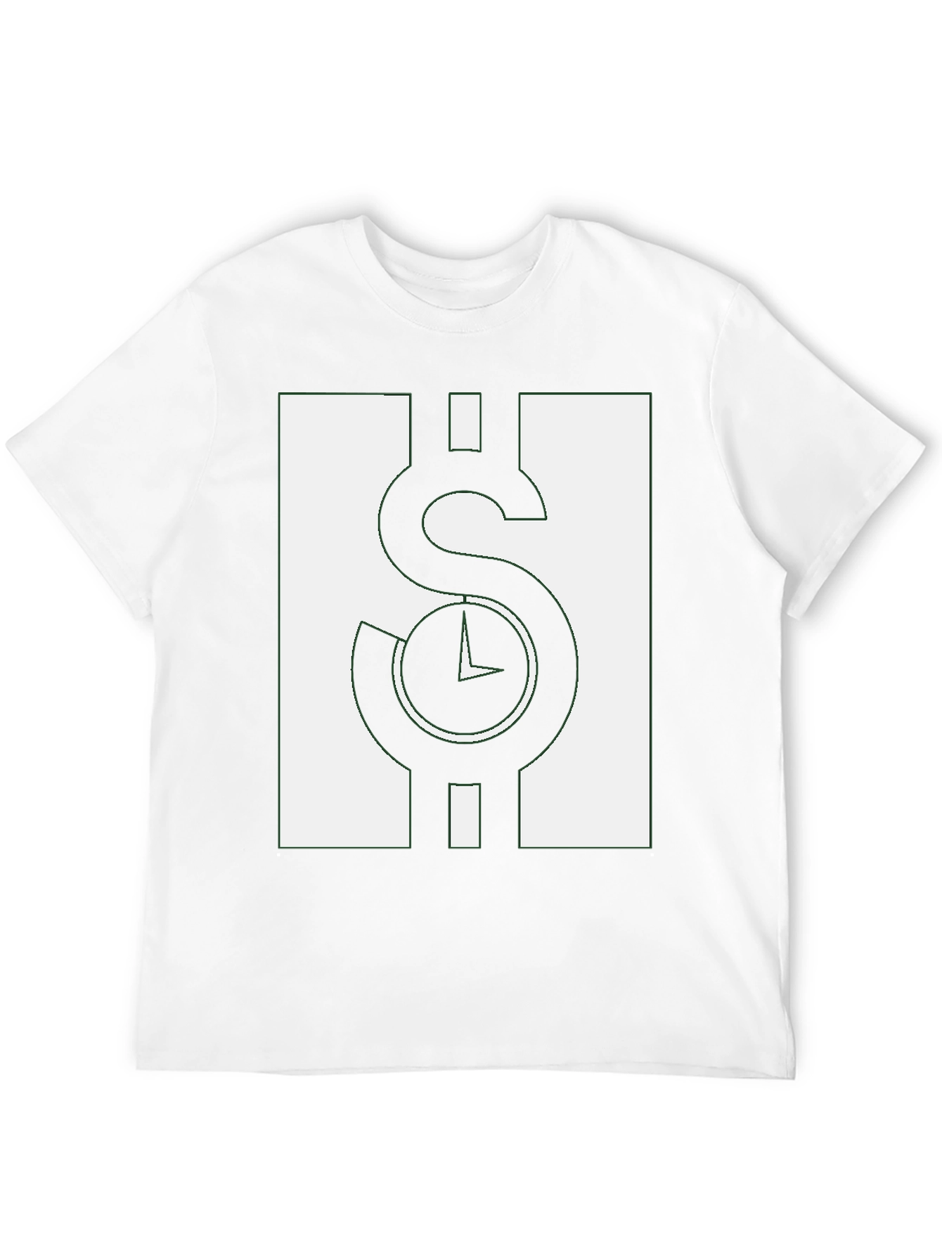 Time is Money Graphic Tee - Black Casual Shirt