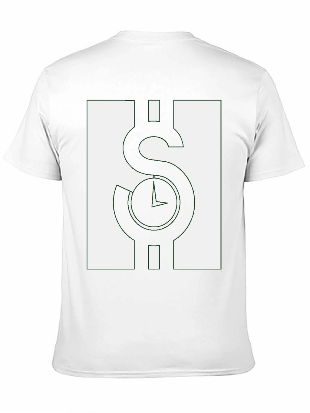 Time is Money Graphic Tee - Black Casual Shirt
