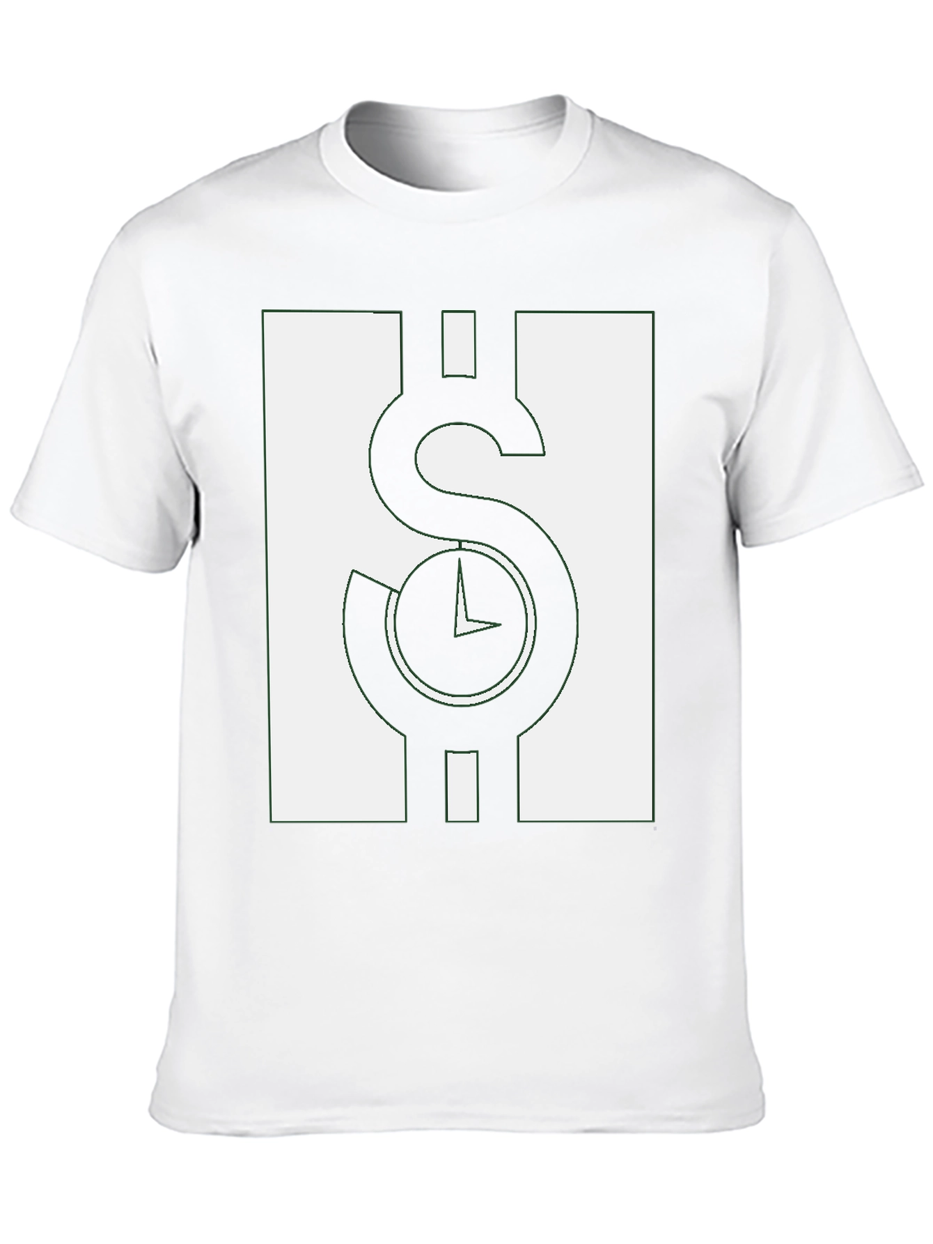 Time is Money Graphic Tee - Black Casual Shirt